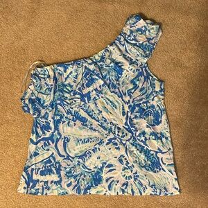 Lilly Pulitzer One Shoulder Tank